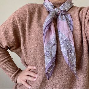 Oscar de la Renta for Accessory Street 100% Silk Scarf